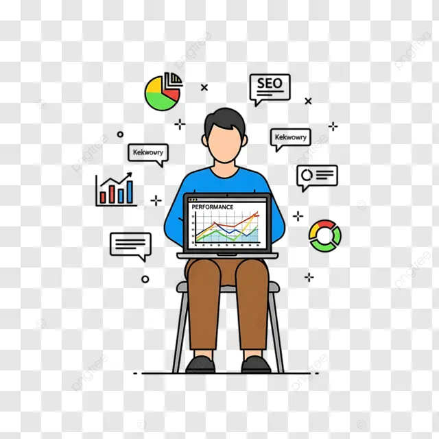 pngtree full length seo performance analysis and growth tracking illustration concept png image 17677252